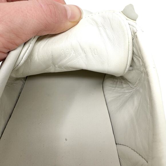 Gucci Ace Bee Embroidered Leather Sneakers White Size 39.5 US 9.5 - Picture 8 of 10